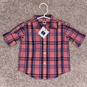 Janie and Jack Boy’s Button-Down Shirt